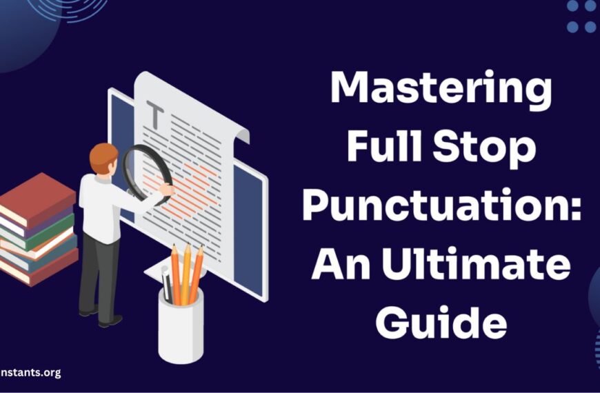 What is Full Stop (.) Punctuation? Meaning, Usage & Examples